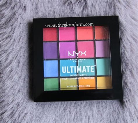 Nyx Ultimate Eyeshadow Palette Brights Review And Swatches The