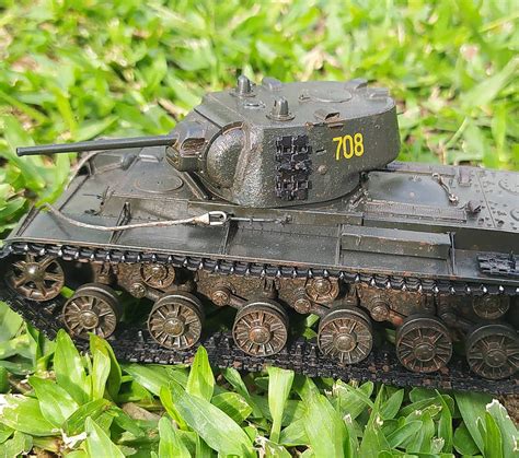 Kv 1 Russian 1942 Heavy Cast Turret Tank Plastic Model Military