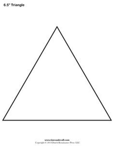 Shapes Clip Art First | Triangle template, Triangle tattoos, Triangle shape