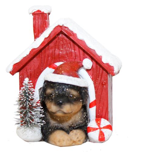 Festive Dog House At The Greeenfeet Shop