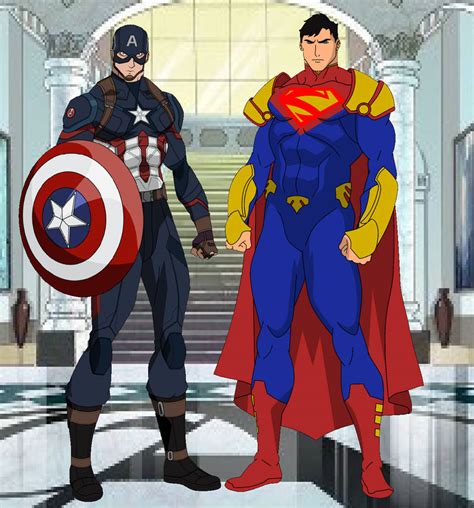 Captain America And Superman By Wolfblade111 On Deviantart