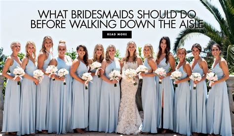 How To Prepare To Walk Down The Aisle As A Bridesmaid Article How To Prepare To Walk Down The