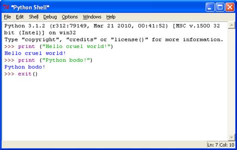 Open the official python website in your web browser. python for Windows running python script/routine from IDLE ...