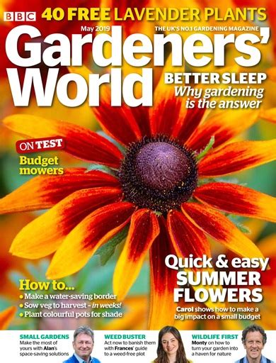 Bbc Gardeners World Magazine May 2019 Back Issue