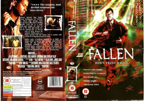Fallen 1998 On Warner Home Video United Kingdom Vhs Videotape
