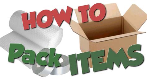 How To Pack Items For Shipping Tipstricks Youtube