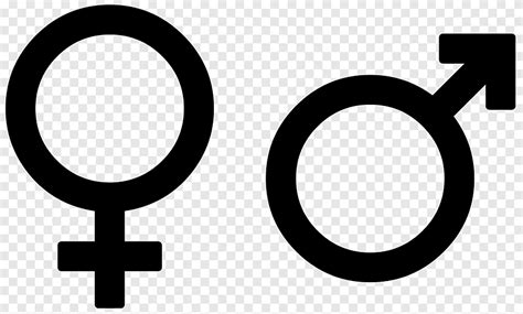 Icônes masculines et féminines symbole de sexe féminin sexe divers