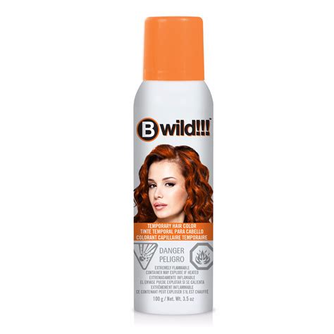 Generally speaking, many of the temporary hair colors out there—particularly the more vibrant colors—are formulated to work best on hair that's already bleached or super light blonde. JEROME RUSSELL B WILD! TEMPORARY SPRAY ON HAIR COLOR DYE ...