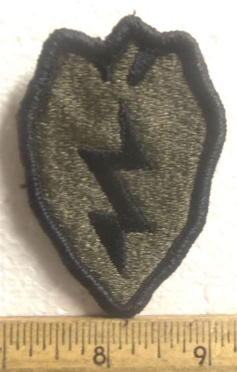 Us Army 25th Infantry Division Subdued Embroidered Patch