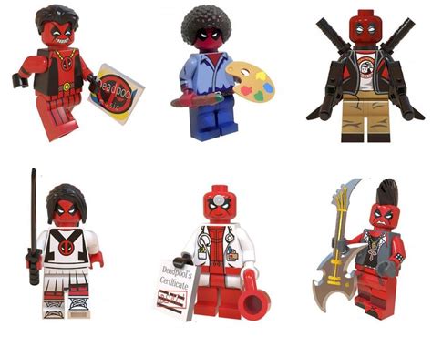 Super Heroes Sets Compatible Lego Deadpool Minifigures Sg Minifigures