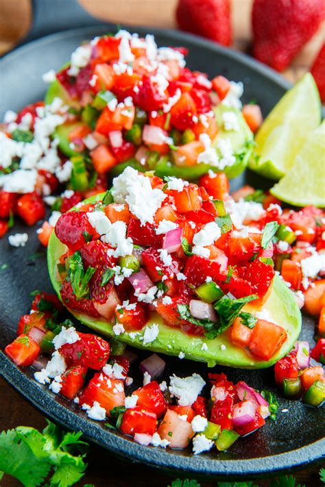 Strawberry Salsa Stuffed Avocados Recipe On Closet Cooking