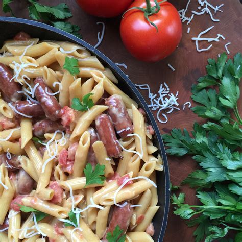Chicken sausage links are hand stuffed in natural casings and slow smoked over real hardwood chips. One Pot Cheesy Smoked Sausage Pasta - The Shirley Journey