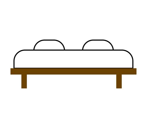 Bed For Two Vector 658534 Vector Art At Vecteezy