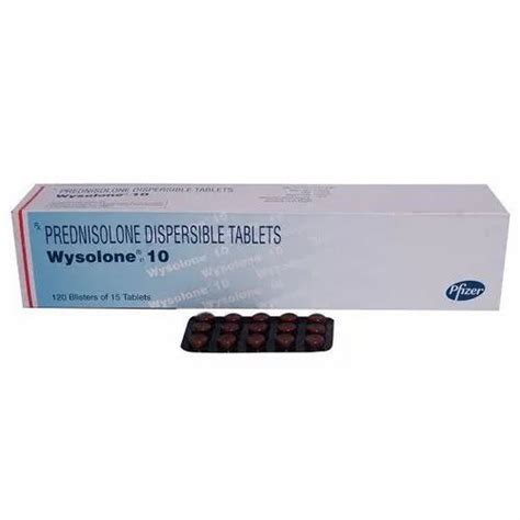 Prednisolone 10mg Tablet Wysolone Pfizer Non Prescription At Rs 54