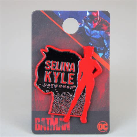 Catwoman Selina Kyle Silhouette The Batman 2022 Dc Comics Enamel Pin