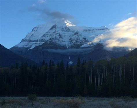 Just After Sunrise Mt Robson Canadas Tallest Mountain In The Rockies