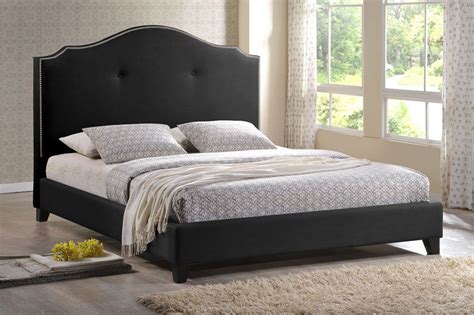 Graceful Leather High End Platform Bed San Diego California Wsi Scalloped