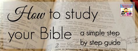 How I Study The Bible And Write A Bible Study