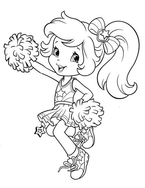 Strawberry Shortcake Cute Coloring Pages Cartoon Coloring Pages