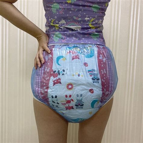 Abdl Adult Baby Diapers Pvc Reusable Diaper Babies Diapers Panties