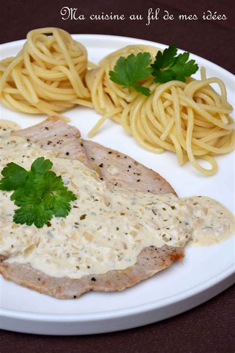 Une délicieuse sauce pour accompagner de la viande blanche ici jai