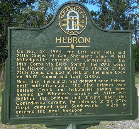 Hebron Historical Marker Washington County Historical Society