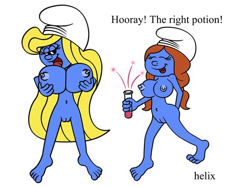 Rule 34 Helix Sassette Smurfette Tagme The Smurfs 1374520