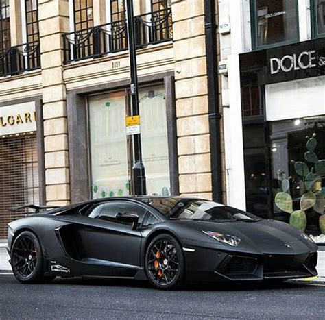 All Black Stunning Lamborghini Aventador Super Cars Lamborghini