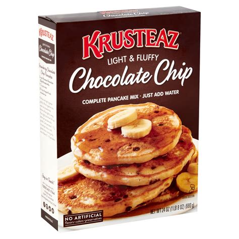 Krusteaz Chocolate Chip Complete Pancake Mix 24 Oz
