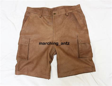 Detachable Leather Cargo Pants Marchingantz