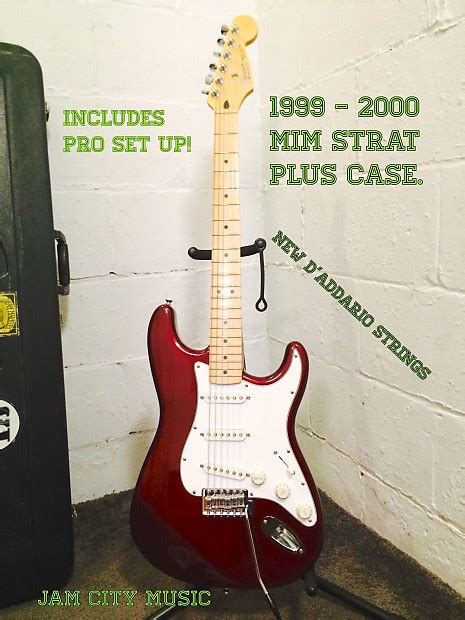Fender Stratocaster Mim Mex 1999 2000 Strat Electric Guitar Reverb
