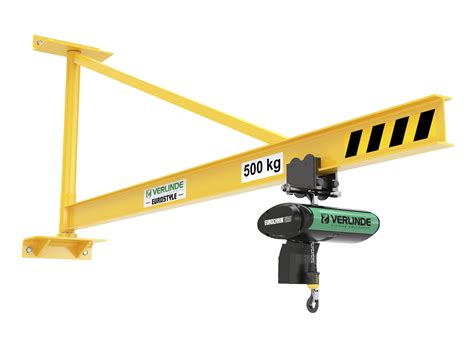 Wall Mounted Overbraced Jib Crane From Verlinde