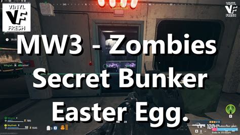 Cod Mw Zombies Easter Egg Secret Bunker Opened Youtube