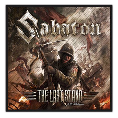 Sabaton The Last Stand Patch Swag Loudtrax