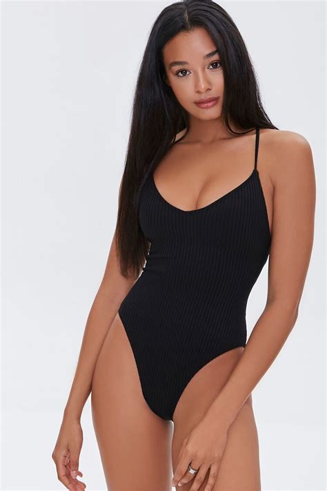 Lace Up One Piece Swimsuit Forever In Black One Piece