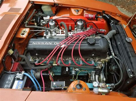 Engine Compartment Of My Freshly Resto Modded 1972 Datsun 240z