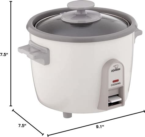 Zojirushi Nhs Cup Uncooked Rice Cooker White