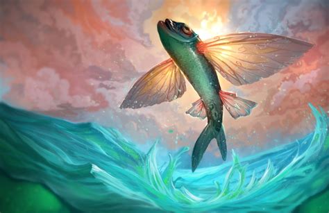 Flying Fish Sea Creatures Created For Deep Sea Explorer Gabriel