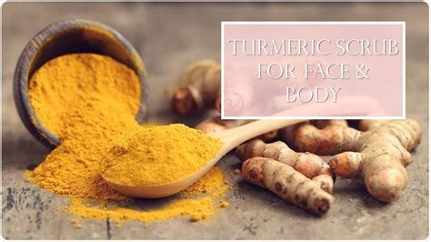 Turmeric Body And Face Scrub For Dry Skin Youtube