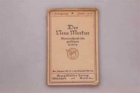 Der Neue Merkur 1 Jahrgang Juni 1914 INFINIBU Das Buchuniversum