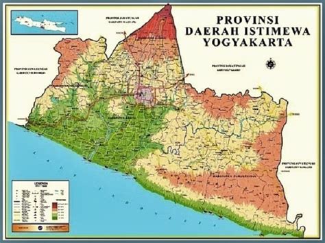 Gambar Peta Di Yogyakarta Lengkap Broonet