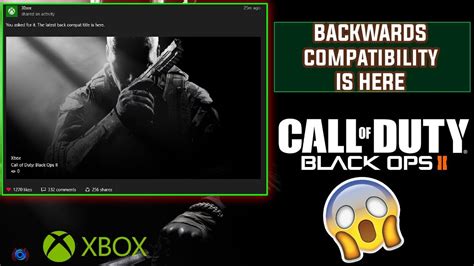 Black Ops Ii Is Now Backwards Compatible Xbox One Only 2017