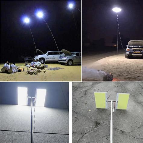 40 360° Telescopic Cob Rod Led Fishing Outdoor Camping Lantern Light