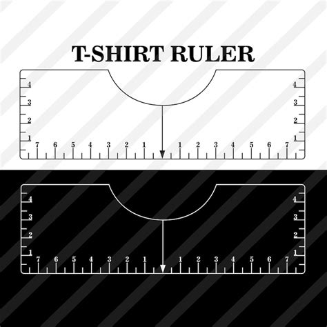 T-shirt Ruler Printable Free - Customize and Print
