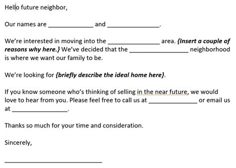 Personal Sample Heartfelt Letter To Home Seller From Buyer Job