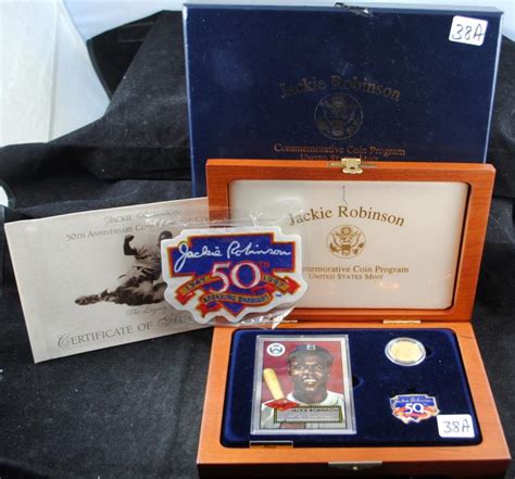 Sold Price Jackie Robinson 50th Anniversary Commemorative Set