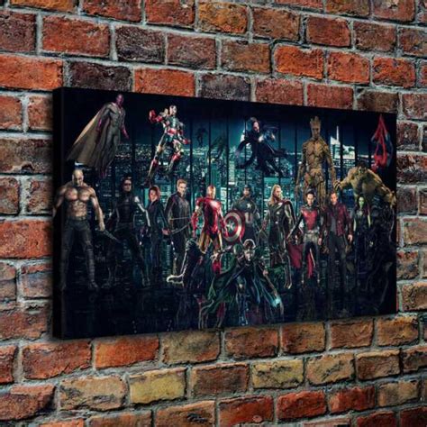 12x22dc Vs Marvel Hd Canvas Prints Painting Home Decor Picture Room