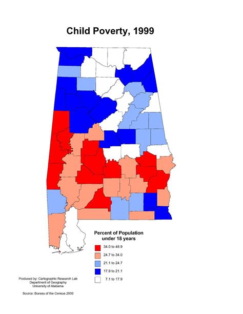 Alabama Maps Income And Poverty