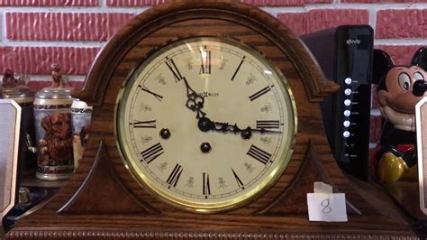 Winding The Howard Miller Worthington Mantel Clock Youtube