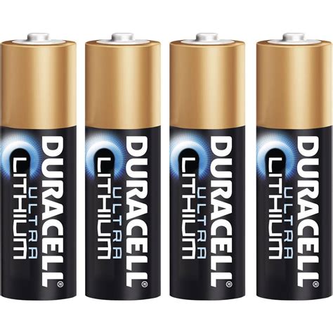 Duracell Lithium Aa Battery X4 From